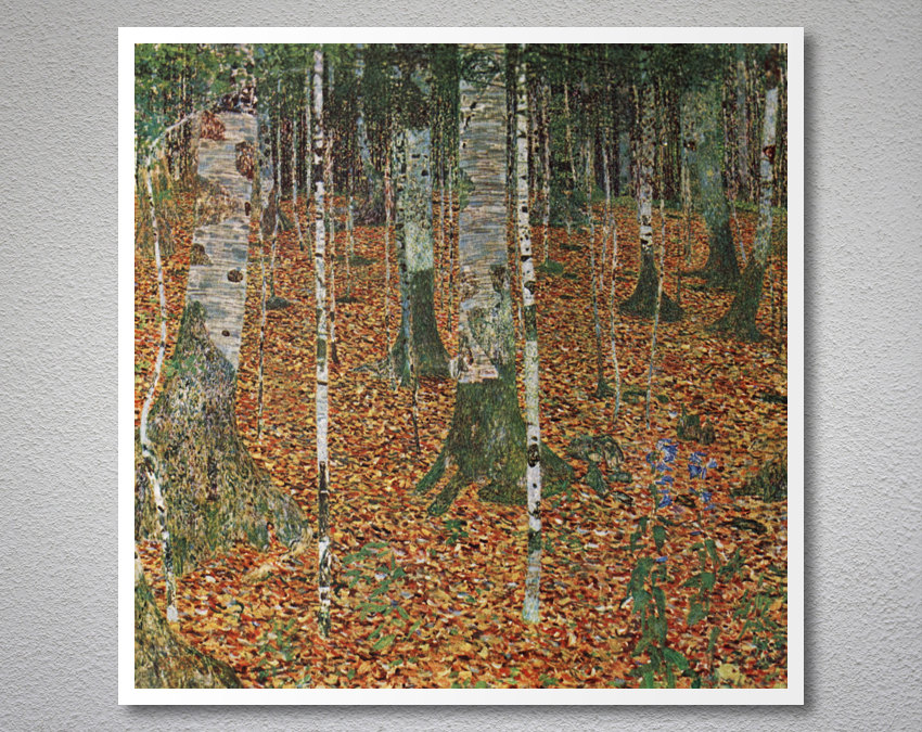 Birch Forest, Birkenwald I 1903, by Gustav Klimt | Arty Posters