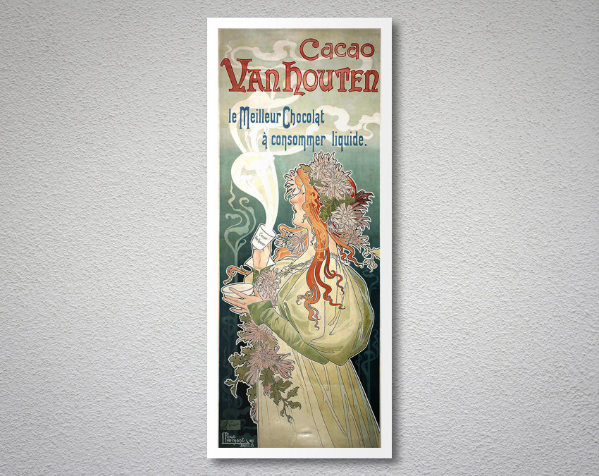 Cacao Van Houten by Henri Privat Livemont Art Print Arty Posters