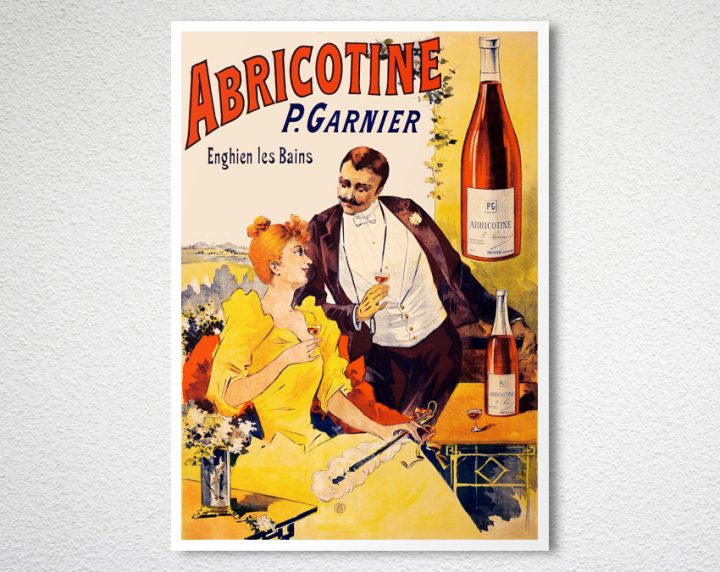 abricotine vintage poster