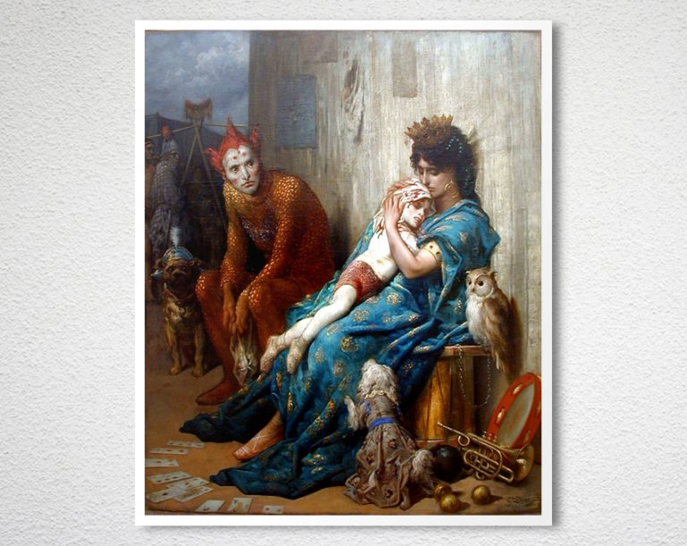 Les Saltimbanques dit aussi L'Enfant Blessé by Gustave