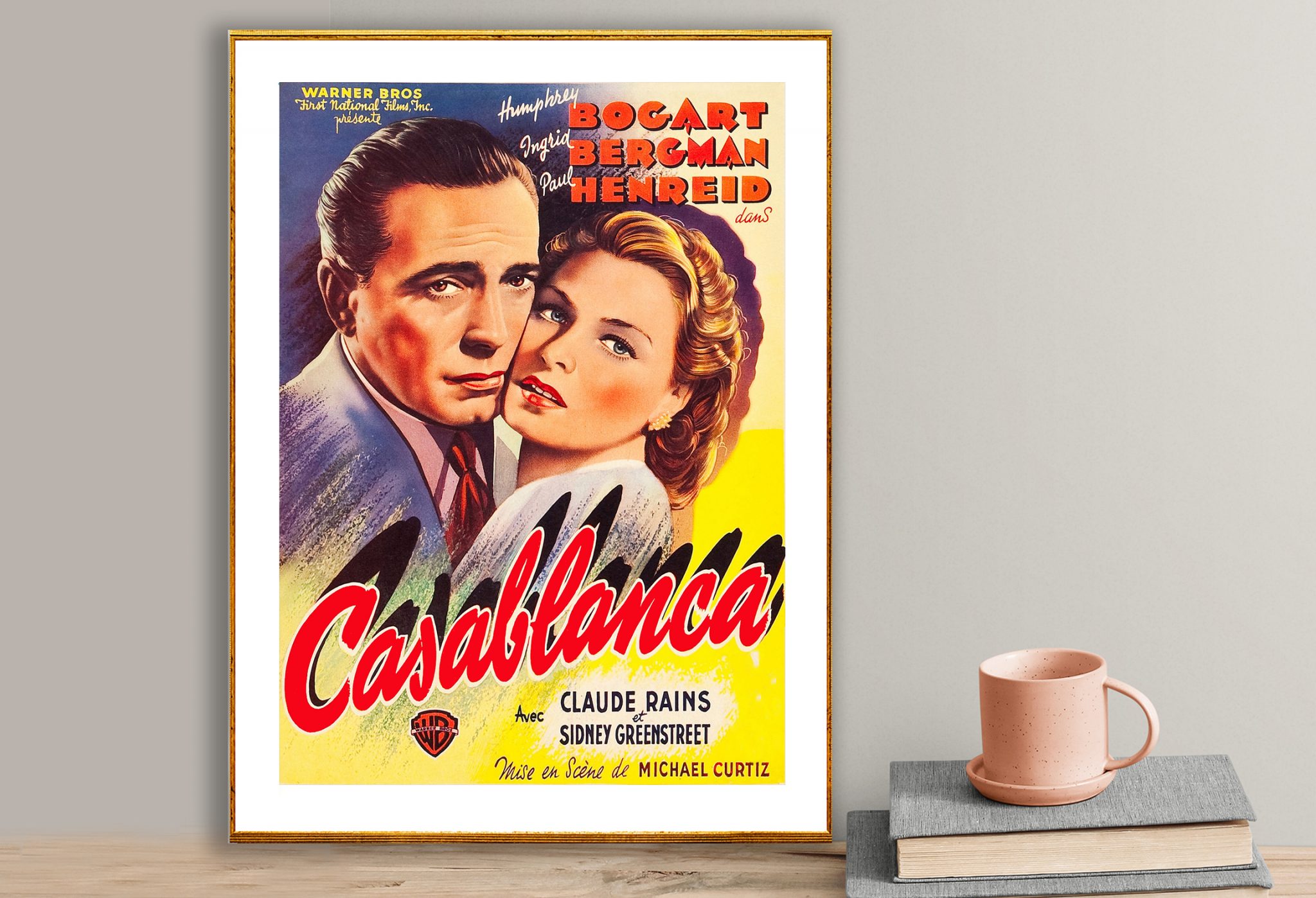 Casablanca Vintage Movie Poster - Arty Posters